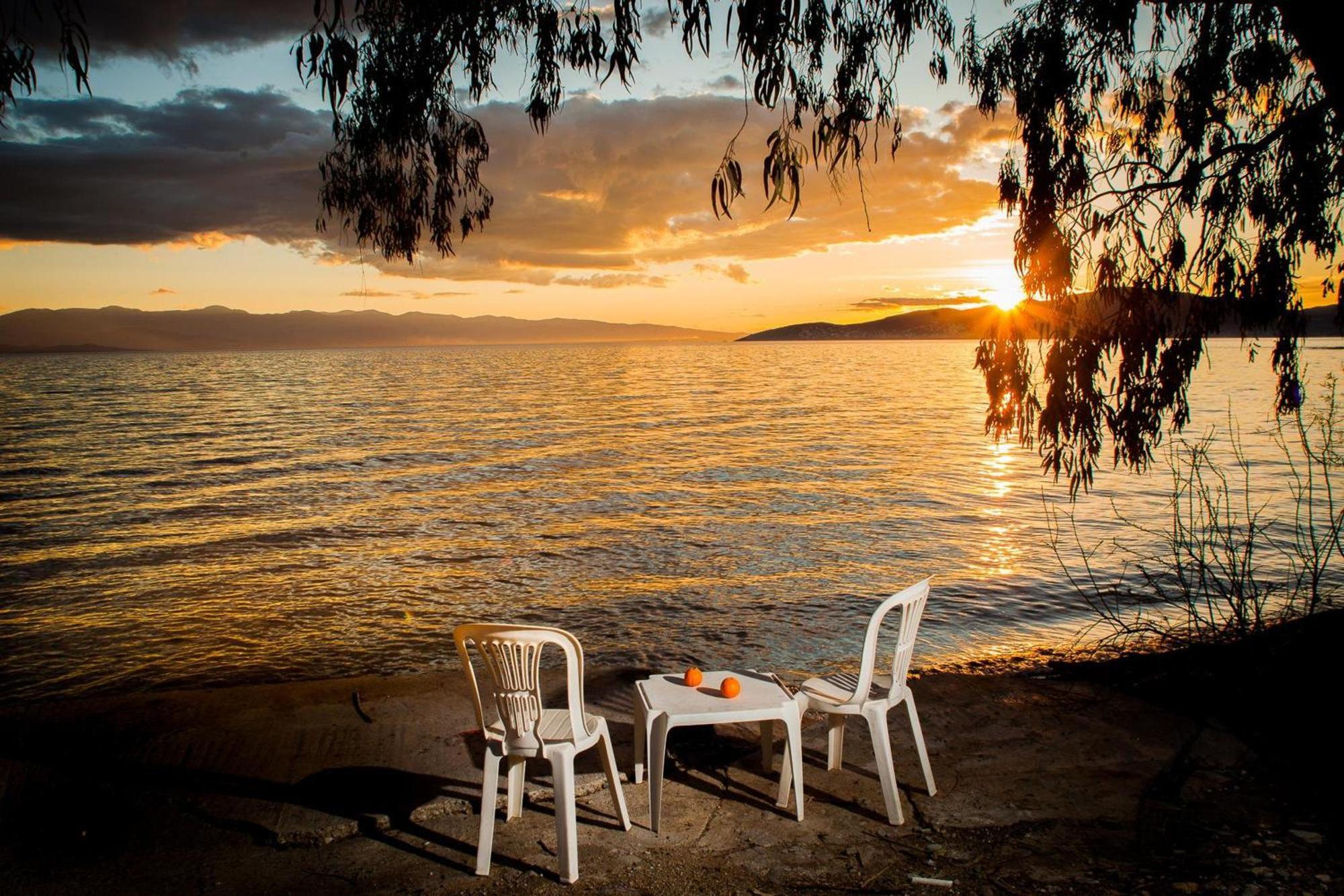 Karnagio Seafront In Agria Villa Kato Lekhonia ภายนอก รูปภาพ