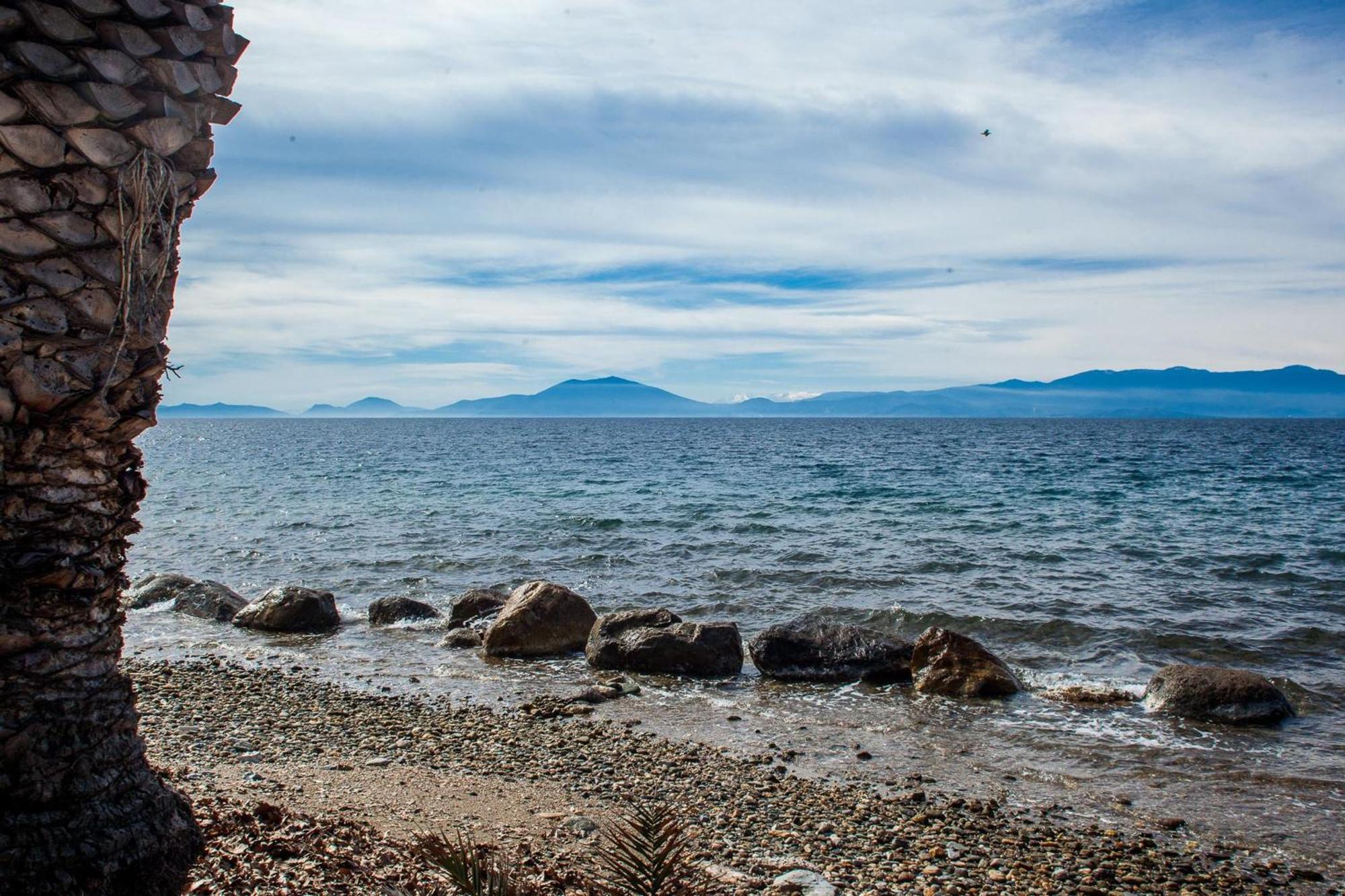 Karnagio Seafront In Agria Villa Kato Lekhonia ภายนอก รูปภาพ