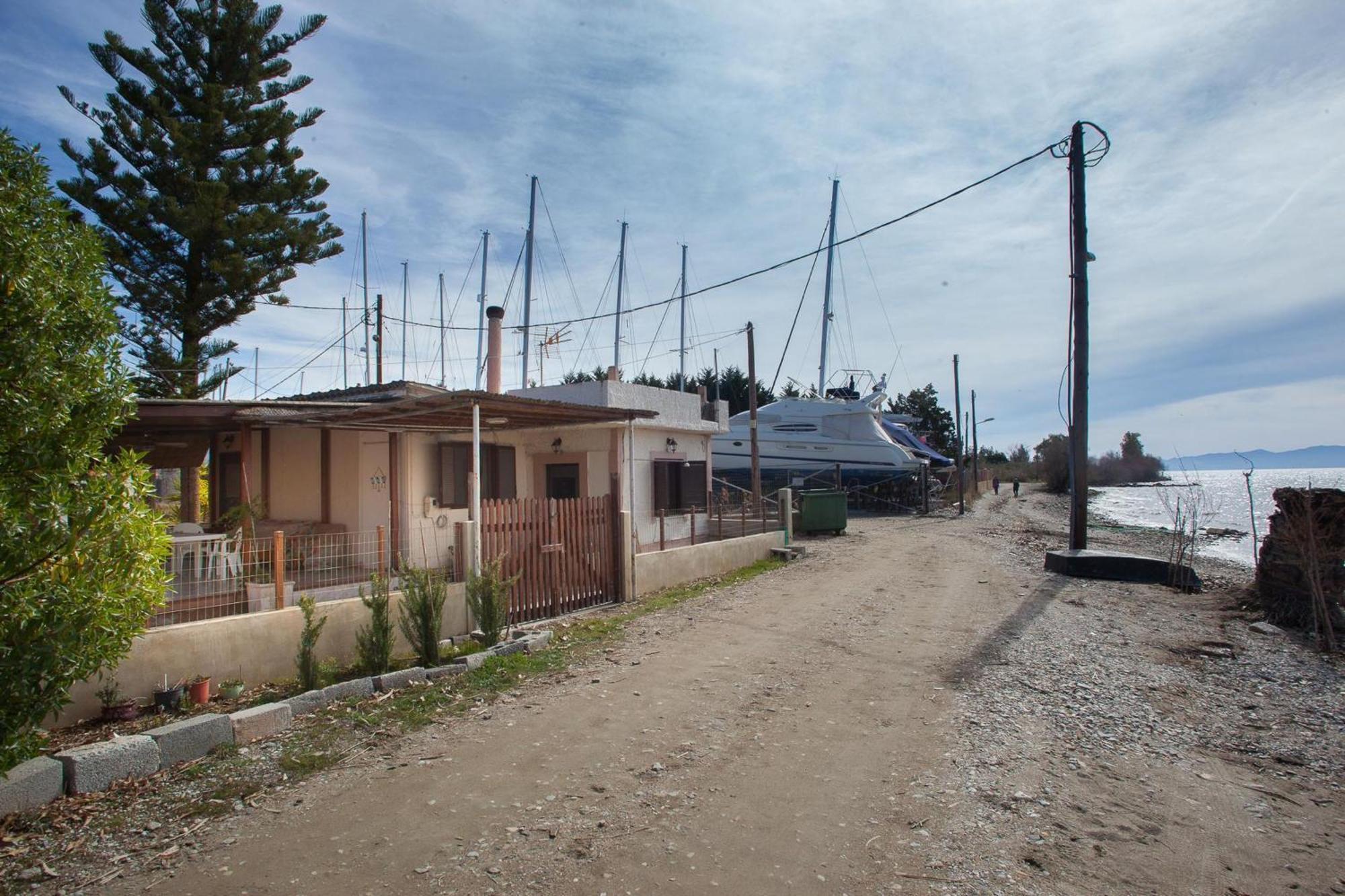 Karnagio Seafront In Agria Villa Kato Lekhonia ภายนอก รูปภาพ